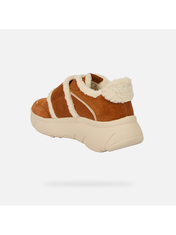 Geox Hnedé dámske tenisky Geox Nebula 2.0 X