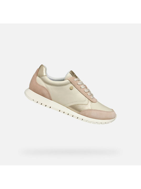 Geox Krémové dámske tenisky Geox Sukie 2.0