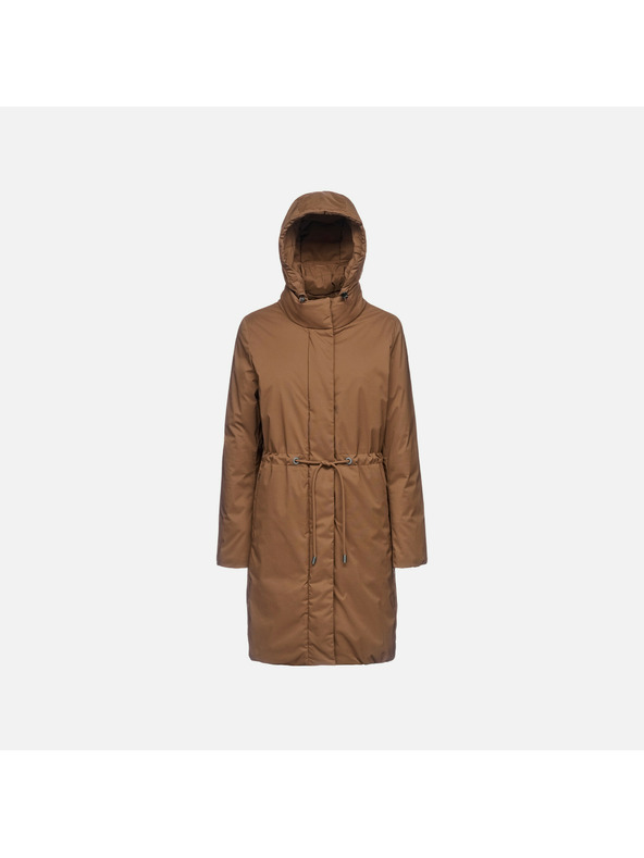 Geox Hnedý dámsky kabát Geox Eleana