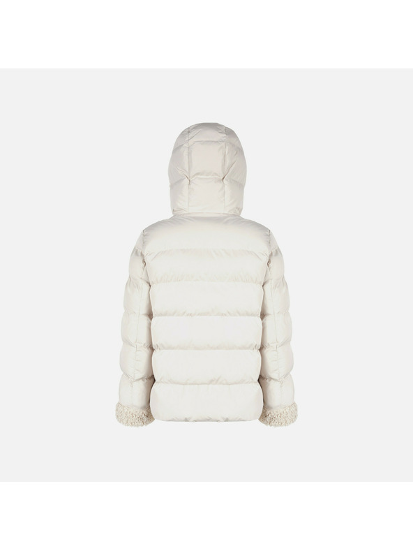 Geox Krémová dámska páperová bunda Geox Vilde