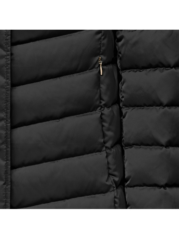 Geox Čierna dámska páperová bunda Geox Bettanie