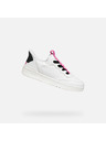 Geox Biele dievčenské tenisky Geox Washiba Fast In
