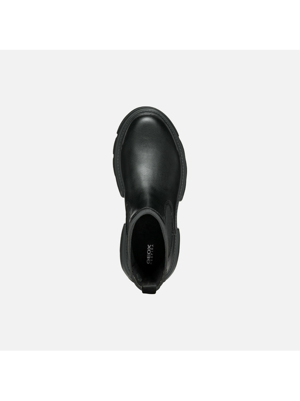 Geox Čierne dievčenské členkové topánky Geox Junette