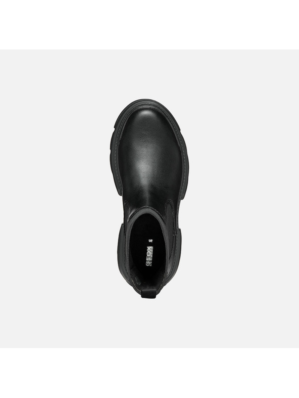 Geox Čierne dievčenské členkové topánky Geox Junette