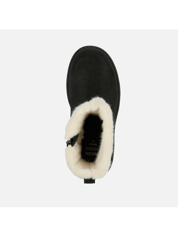 Geox Čierna dievčenská zimná obuv Geox Shaylax WPF