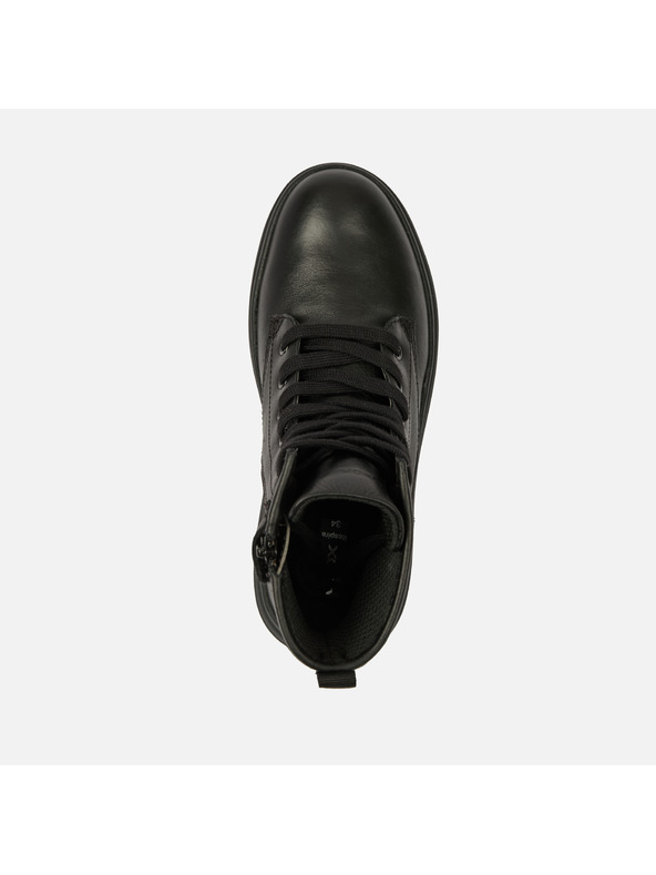 Geox Čierna dievčenská členková obuv Geox Phaolae Girl