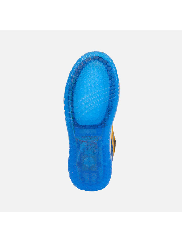 Geox Modré svietiace chlapčenské tenisky Geox Buzzerlight Boy
