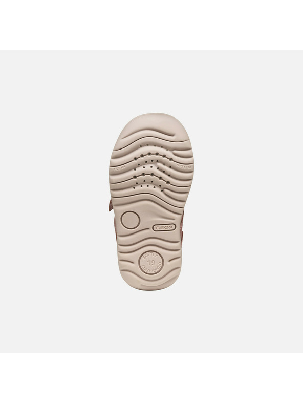 Geox Ružové dievčenské topánky pre prvé krôčky Geox Macchia