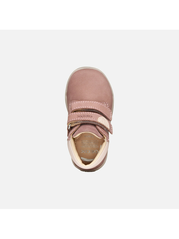 Geox Ružové dievčenské topánky pre prvé krôčky Geox Macchia