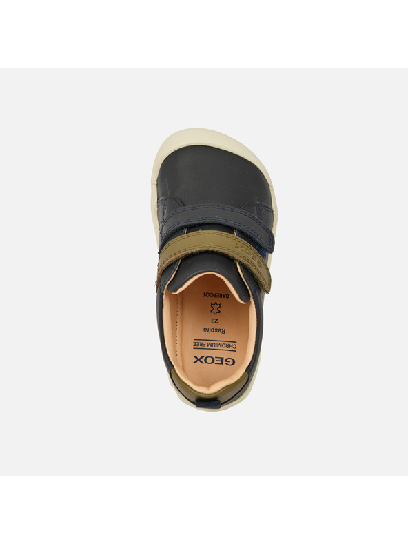 Geox Sivá chlapčenská barefoot obuv pre prvé krôčky Geox Steppieup