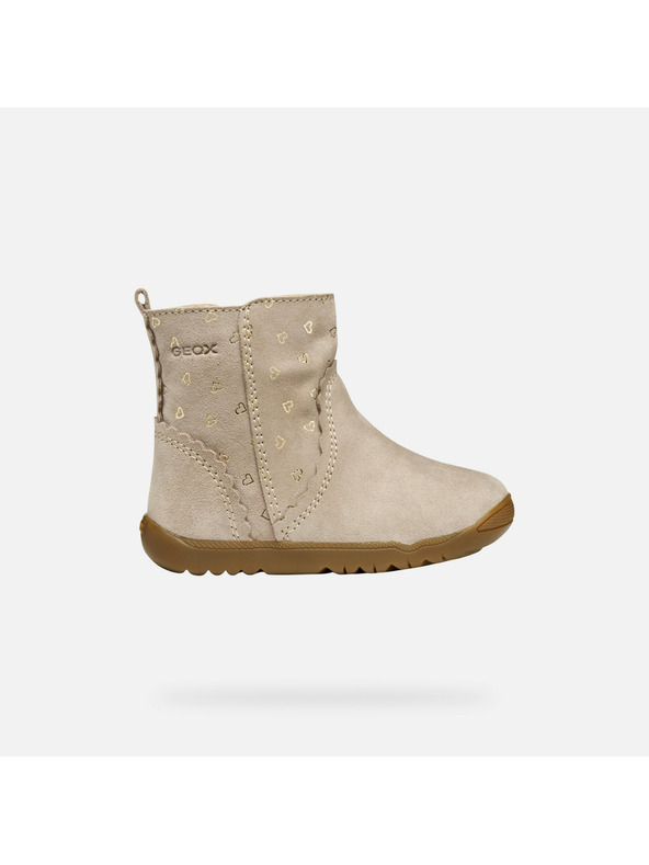 Geox Béžové dievčenské topánky na prvé krôčky Geox Macchia