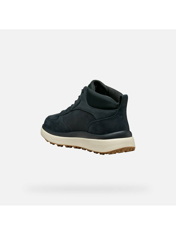 Geox Tmavo modrá pánska členkové topánky Geox Granito + Grip