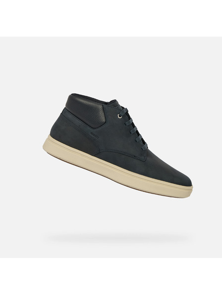 Geox Tmavo modrá pánska členkové topánky Geox Baltmoore