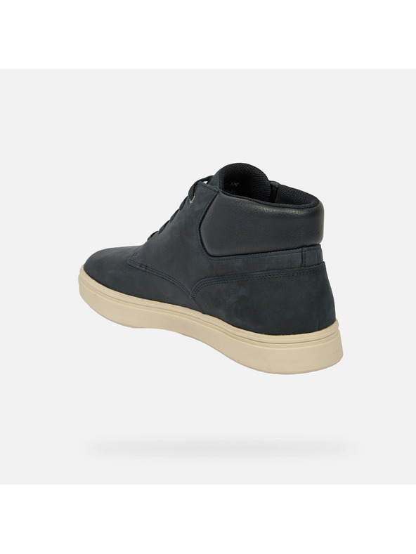 Geox Tmavo modrá pánska členkové topánky Geox Baltmoore