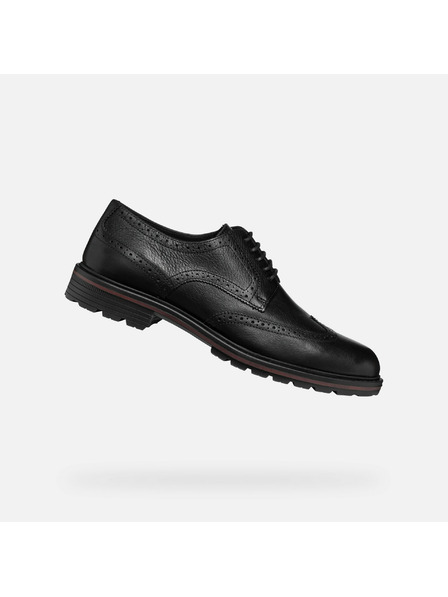 Geox Čierna pánska spoločenská obuv Geox Walk Pleasure C