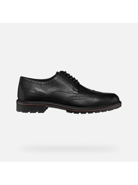 Geox Čierna pánska spoločenská obuv Geox Walk Pleasure C
