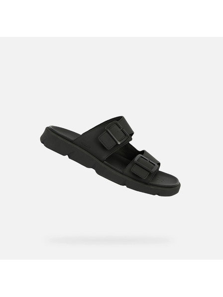 Geox Čierne pánske sandále Geox Xand 2S