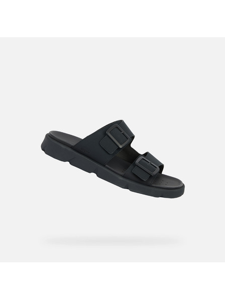 Geox Čierne pánske sandále Geox Xand 2S