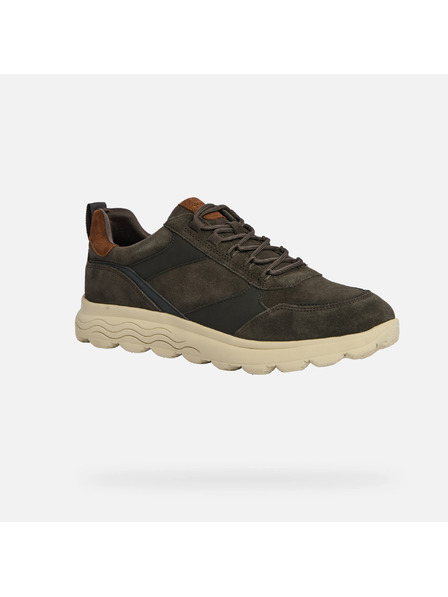 Geox Sivé pánske tenisky Geox Spherica