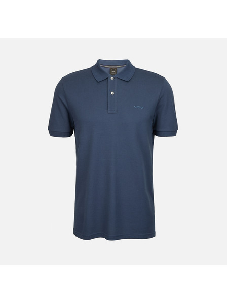 Geox Tmavomodré pánske polotričko Geox Polo