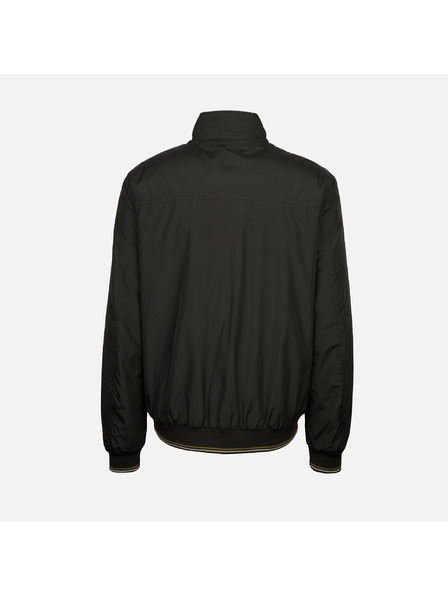 Geox Čierna pánska bunda Geox Jharrod