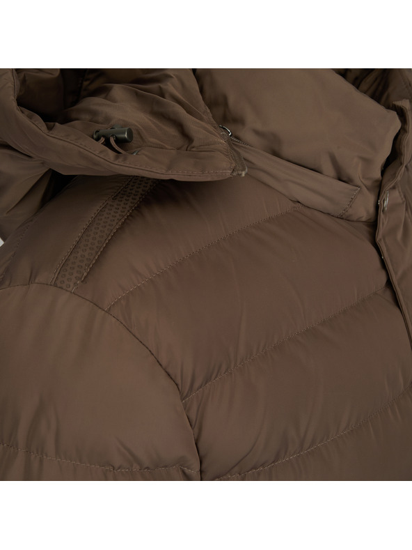 Geox Hnedá pánska páperová bunda Geox Leitan