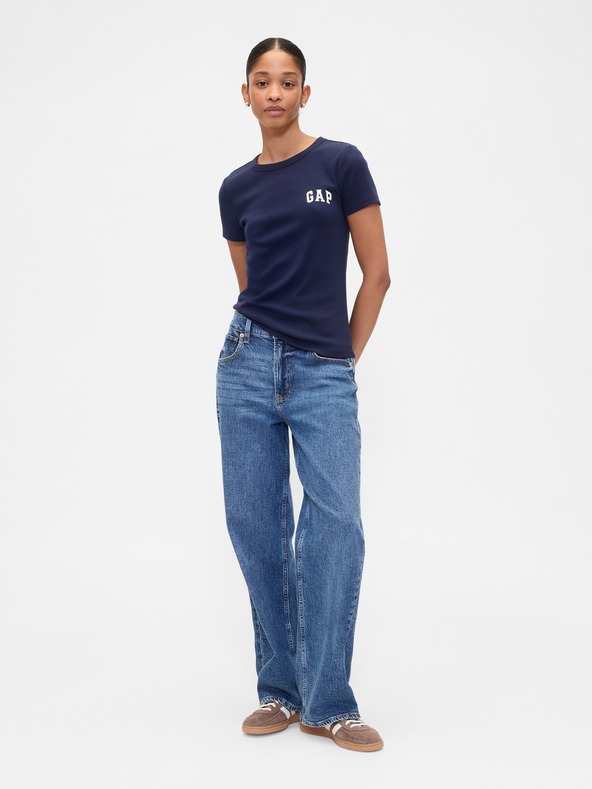 GAP Rebrované tričko s logom, 3 ks GAP