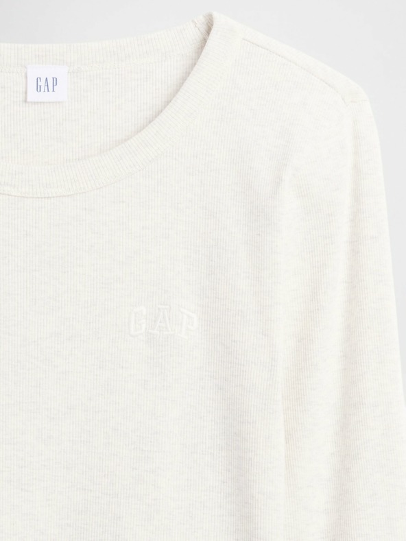 GAP Rebrované crop tričko GAP