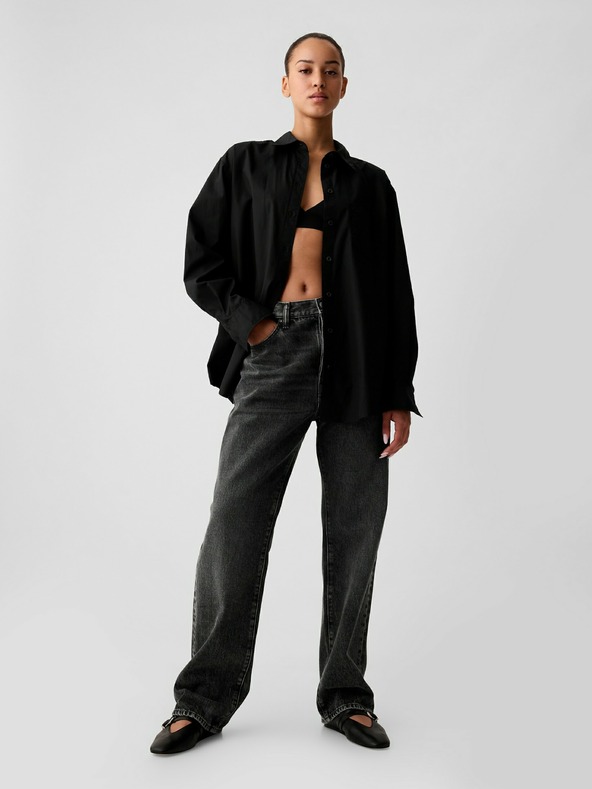 GAP Oversize popelínová košeľa Big Shirt GAP