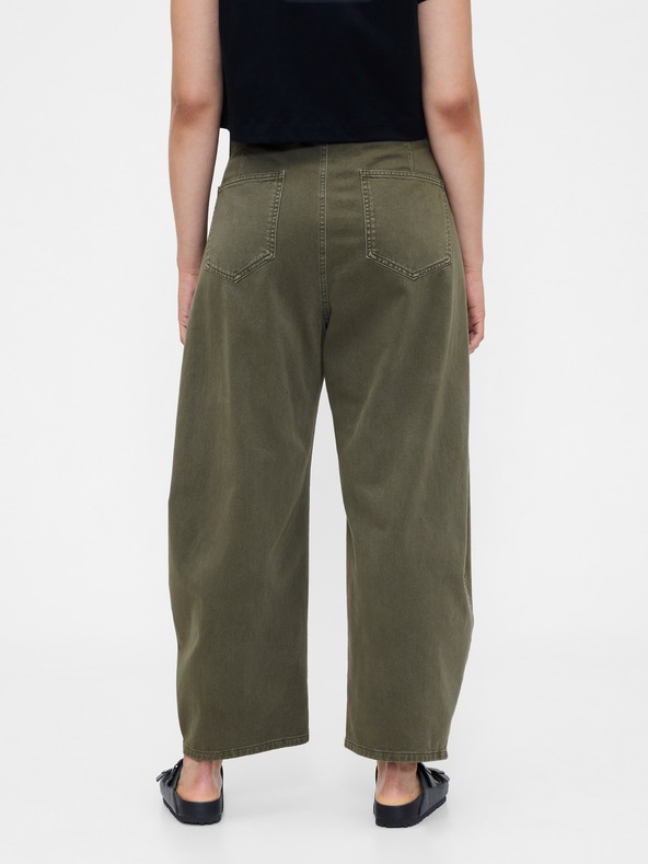 GAP Nohavice Mid Rise Twill Barrel GAP