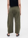 GAP Nohavice Mid Rise Twill Barrel GAP