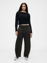 GAP Nohavice Mid Rise Twill Barrel GAP