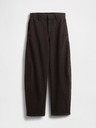 GAP Nohavice Mid Rise Twill Barrel GAP