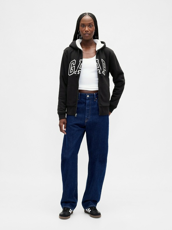 GAP Zateplená mikina Logo Sherpa GAP