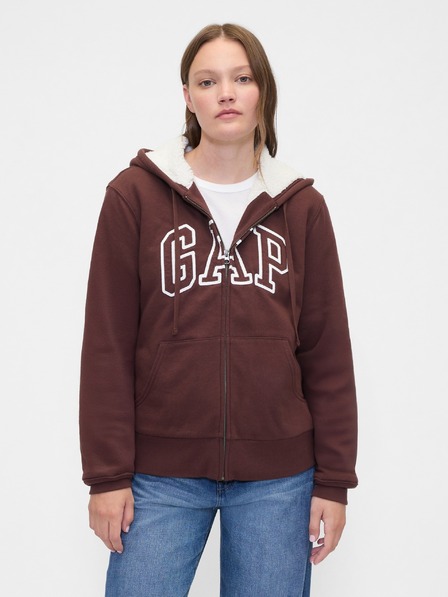 GAP Zateplená mikina Logo Sherpa GAP