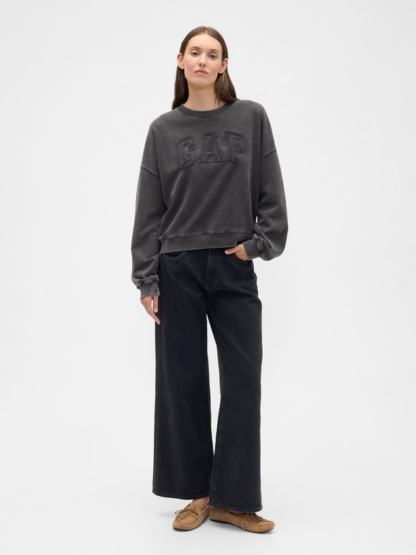 GAP Mikina s logom French Terry GAP