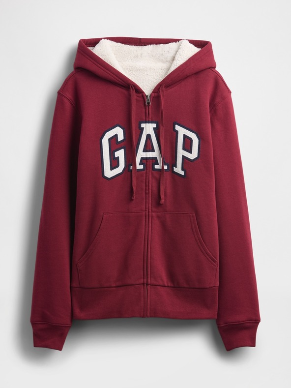 GAP Zateplená mikina Logo Sherpa GAP
