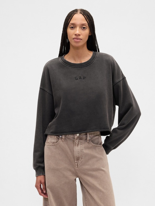 GAP Oversize crop mikina Heavyweight GAP