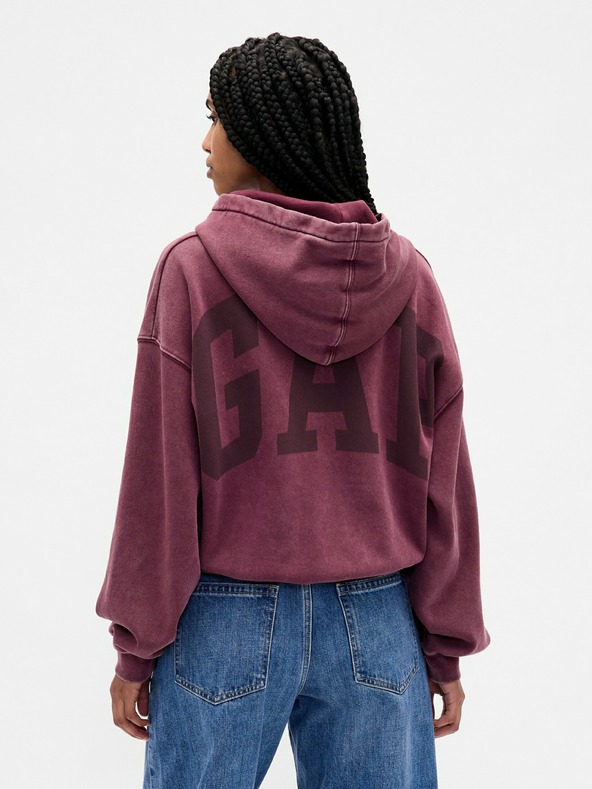 GAP Mikina s kapucňou Logo Cropped GAP