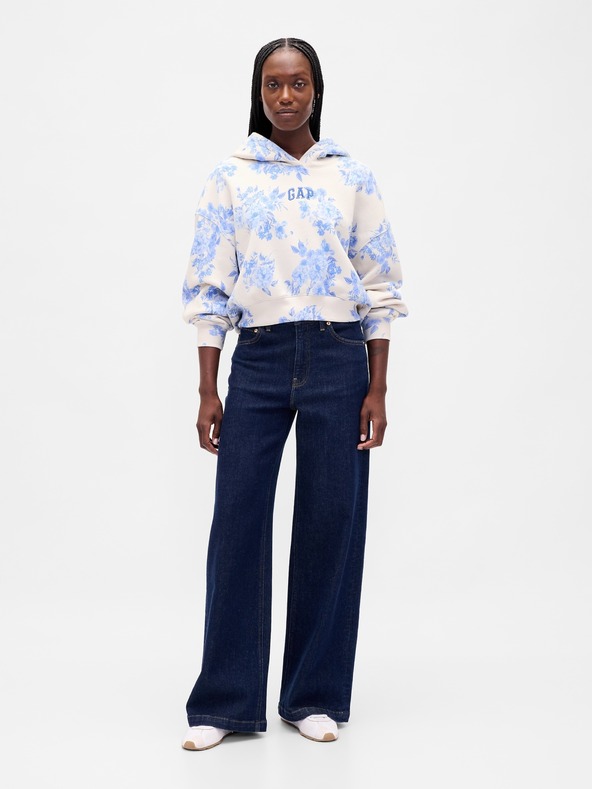 GAP Mikina s kapucňou Logo Cropped GAP