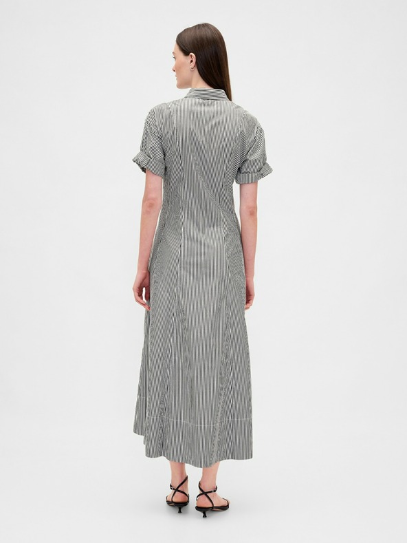 GAP Košeľové popelínové midi šaty GAP