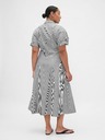 GAP Košeľové popelínové midi šaty GAP