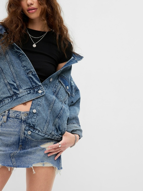 GAP Džínsová mini sukňa GAP