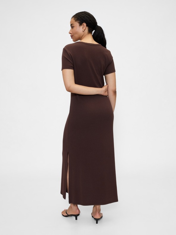 GAP Maxi rebrované šaty GAP