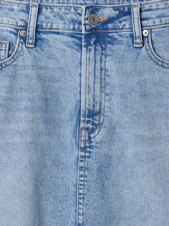 GAP Džínsová midi sukňa GAP