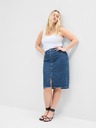 GAP Džínsová midi sukňa GAP