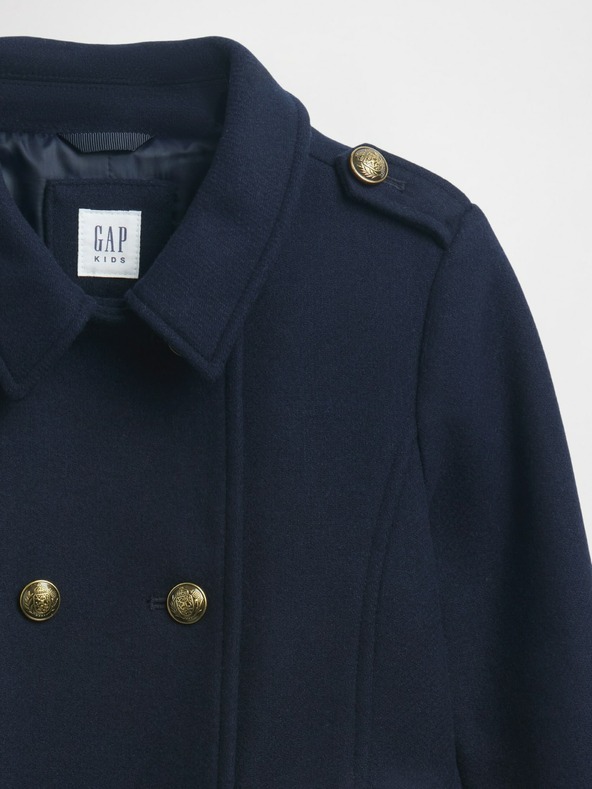 GAP Detský vlnený kabát GAP
