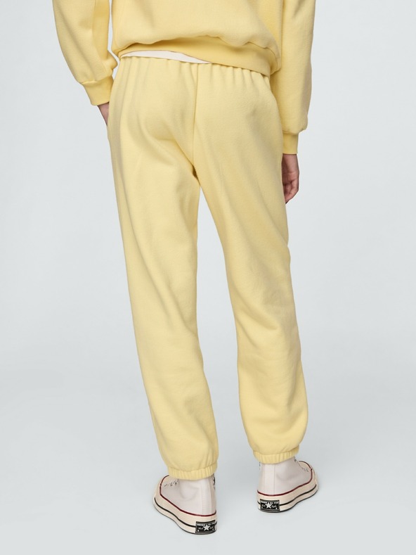 GAP Detské tepláky fleece logo army GAP