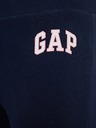 GAP Detské tepláky fleece logo army GAP