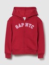 GAP Detská mikina s logom a fleece GAP